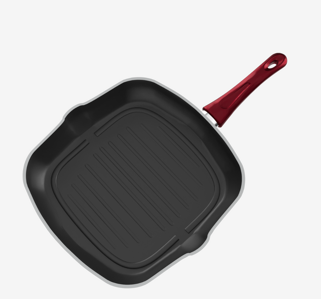 جريل تيفال لون احمر مقاس 28 - بريميوم سٌمك  5 مم