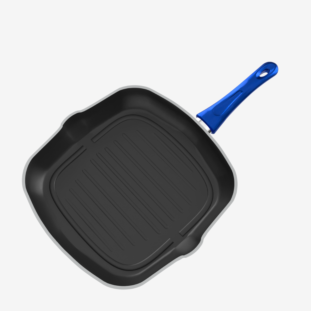 جريل تيفال لون ازرق مقاس 28 - بريميوم سٌمك  5 مم