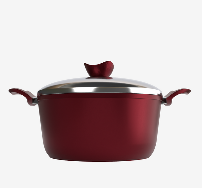 حله تيفال لون احمر مقاسات - بريميوم سٌمك  5 مم