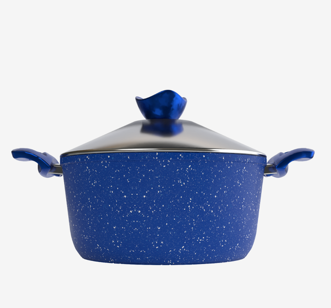 حله جرانيت لون ازرق مقاسات - سوبر سمك 4 مم