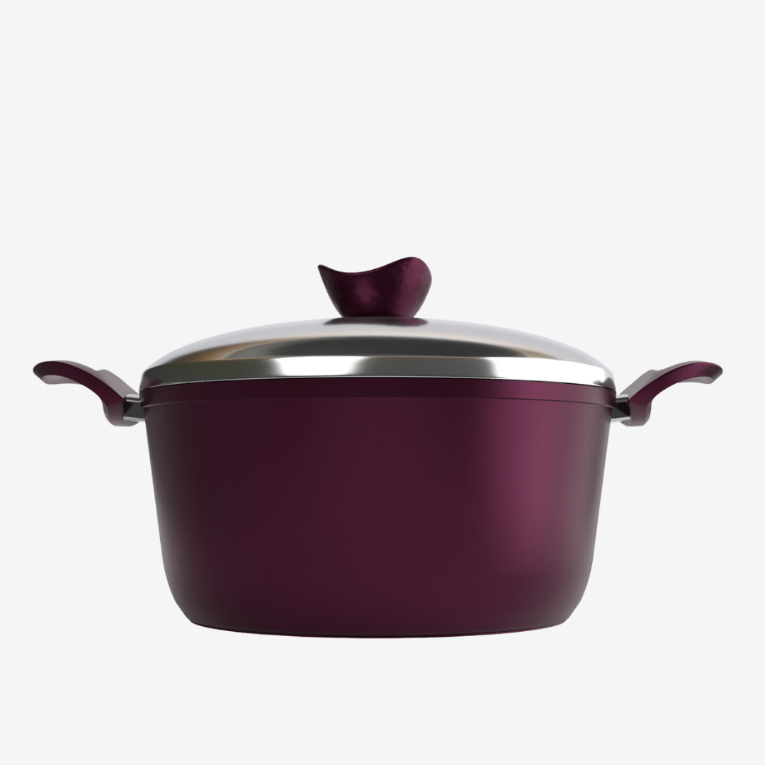 حله تيفال لون بوردو مقاسات - بريميوم سٌمك  5 مم