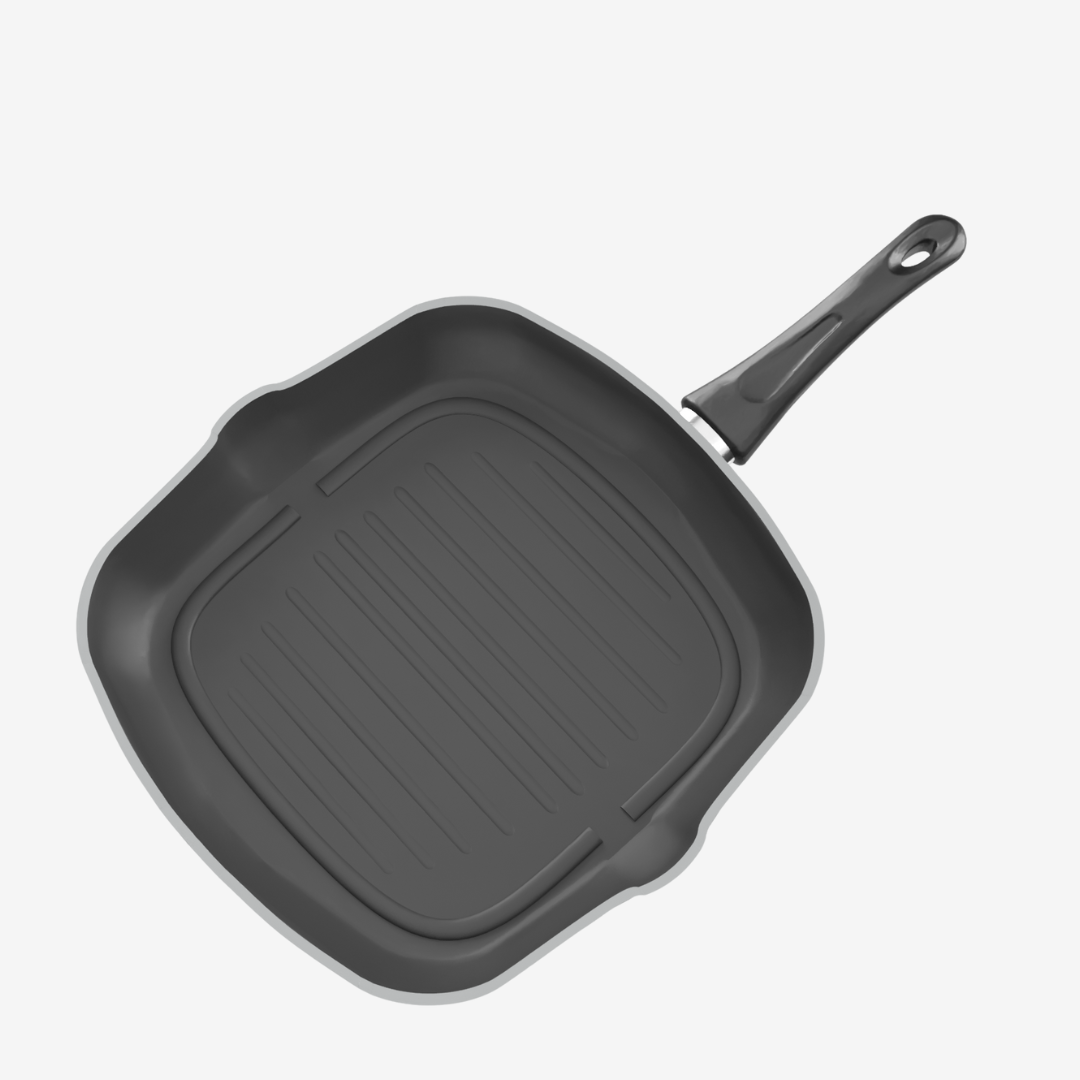 جريل تيفال لون رمادي مقاس 28 - بريميوم سٌمك  5 مم