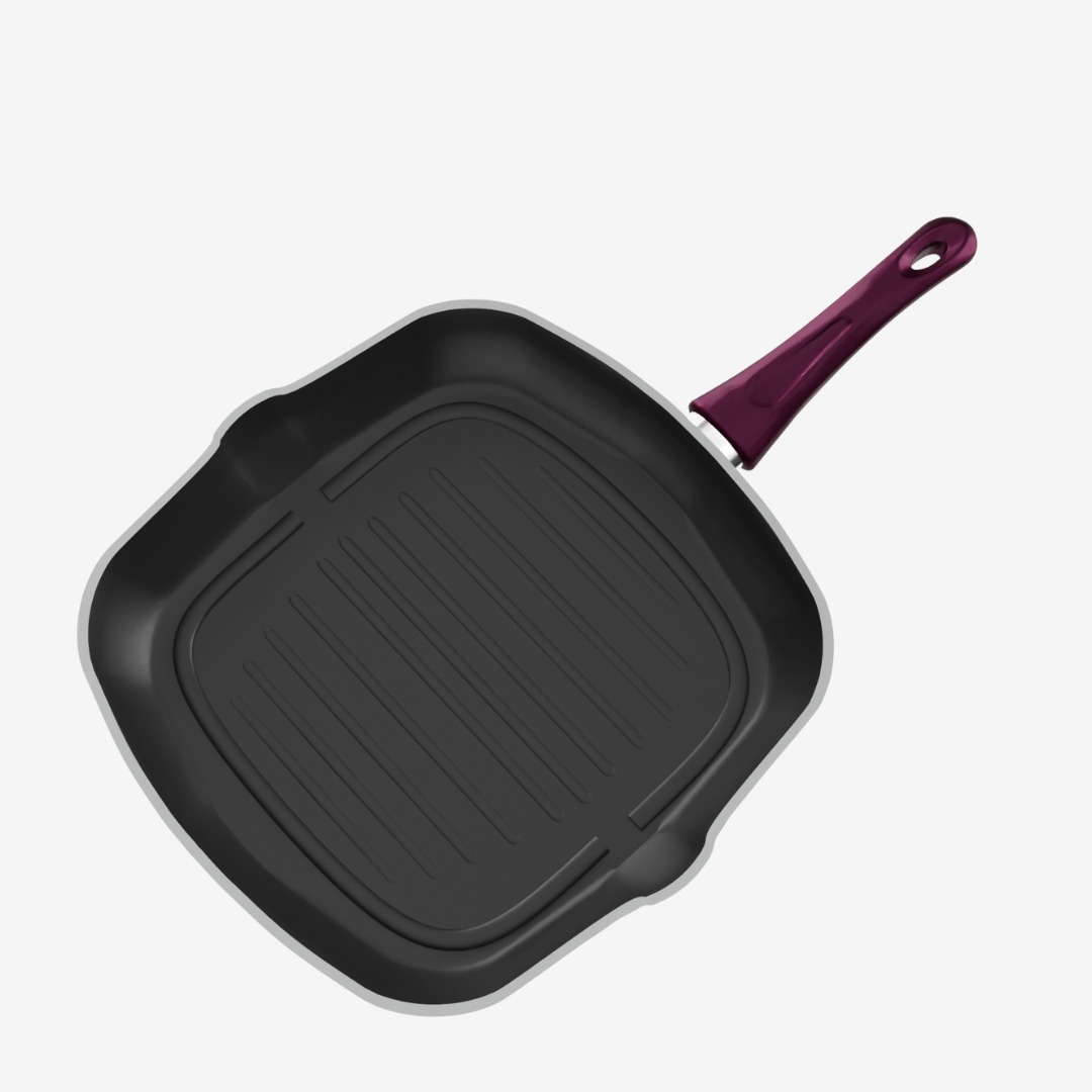 جريل تيفال لون بوردو مقاس 28 - بريميوم سٌمك  5 مم