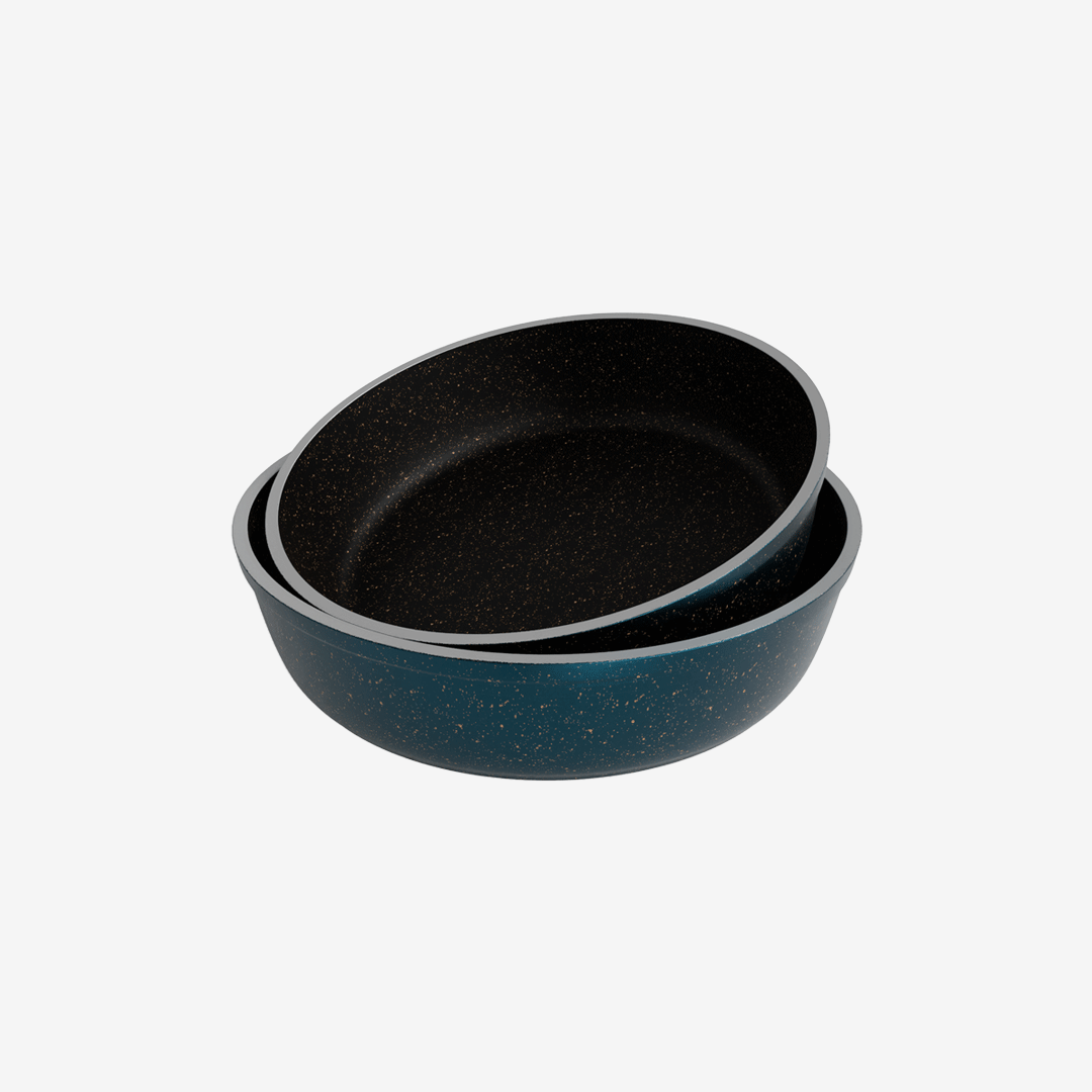 طقم صينية جرانيت تركواز 2 قطعه - بريميوم سٌمك  5 مم