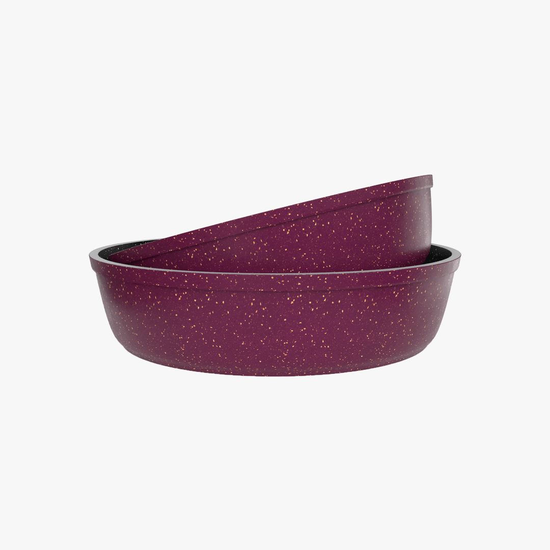 طقم صينية جرانيت بوردو - 2 قطعه - بريميوم سٌمك  5 مم