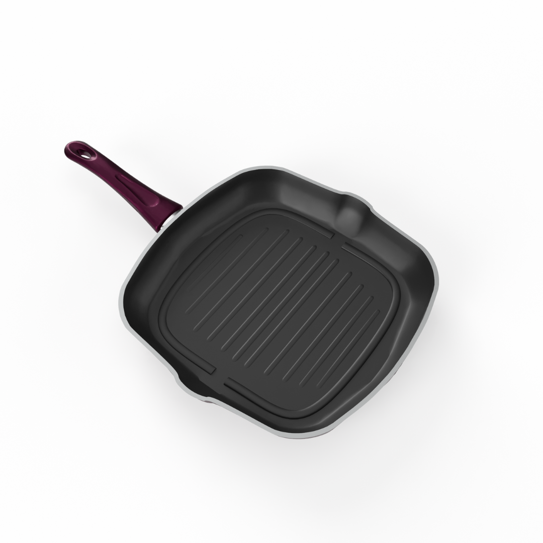 جريل تيفال لون بوردو مقاس 28 - بريميوم سٌمك  5 مم