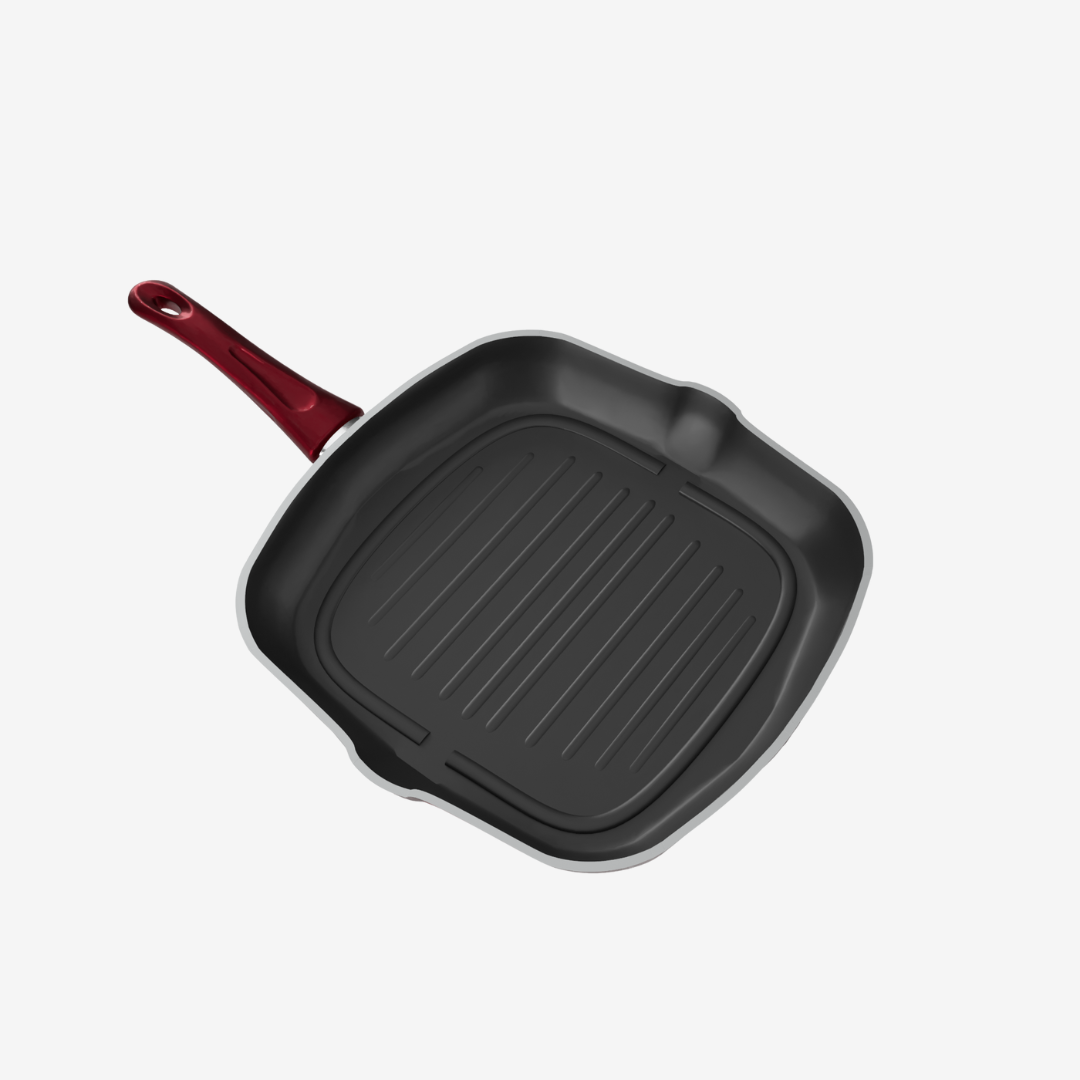 جريل تيفال لون احمر مقاس 28 - بريميوم سٌمك  5 مم