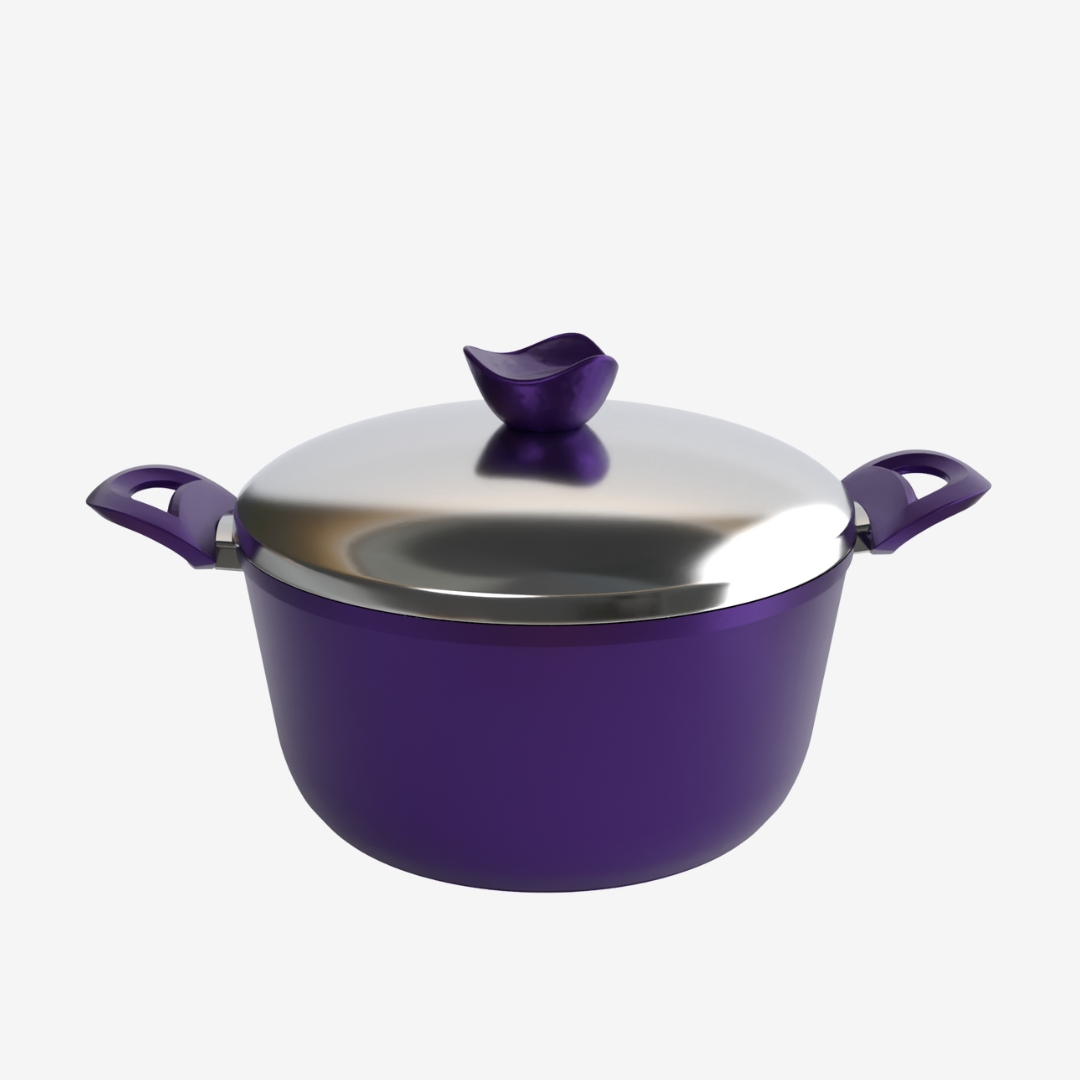 حله تيفال لون موف مقاسات - بريميوم سٌمك  5 مم