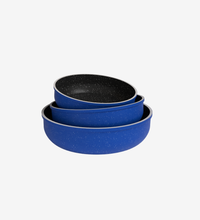  طقم صينية كايا إيطالي جرانيت ازرق 3 قطع لون تحفة 