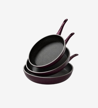 طقم مقالي كايا الإيطالي لون بوردو 3 قطع