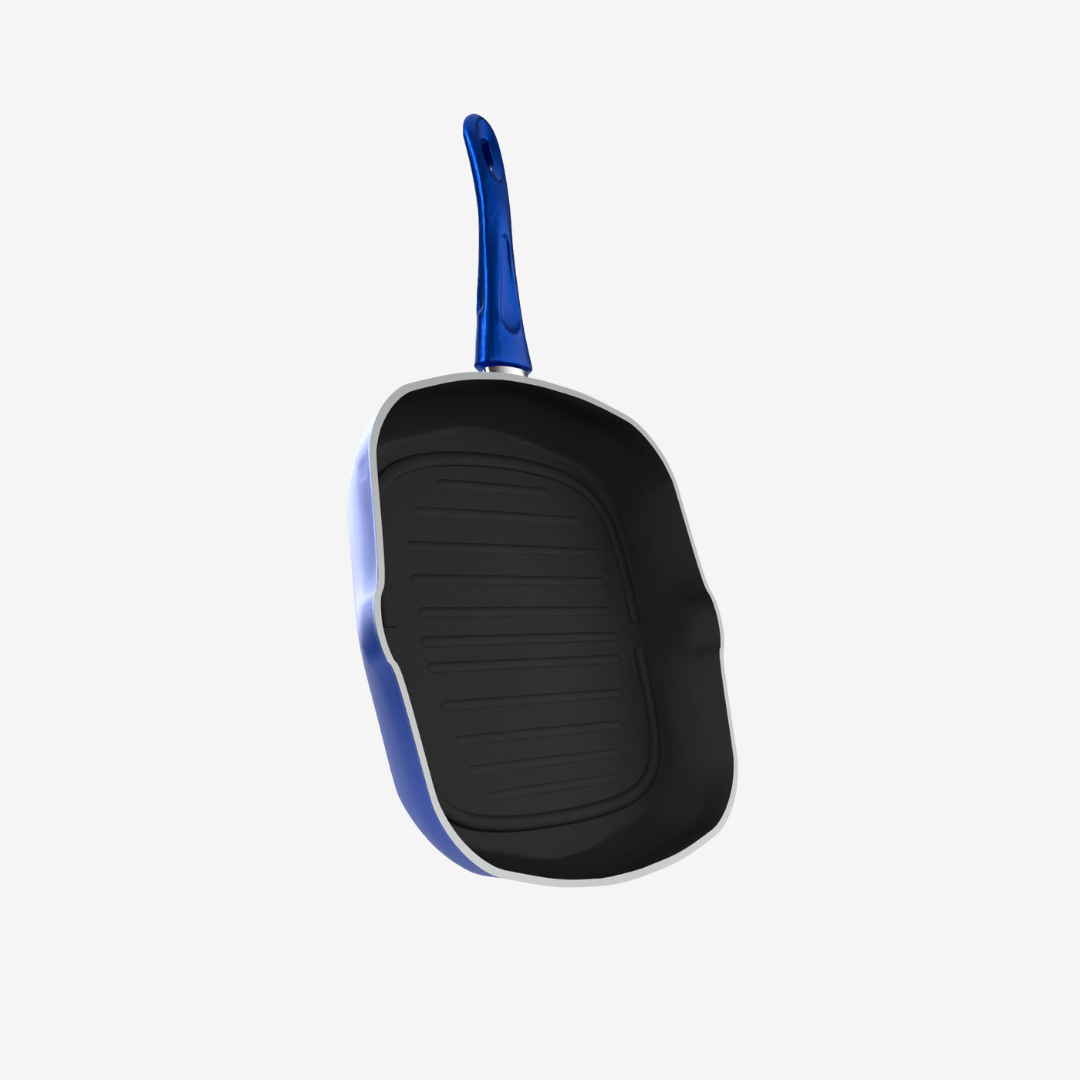 جريل تيفال لون ازرق مقاس 28 - بريميوم سٌمك  5 مم