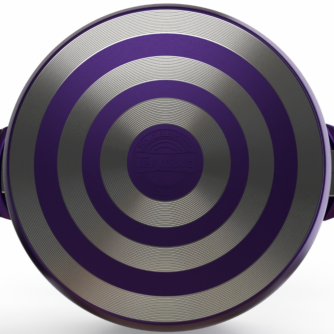 حله تيفال لون موف مقاسات - بريميوم سٌمك  5 مم