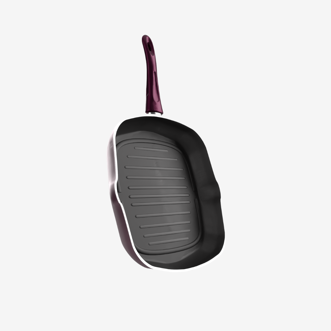 جريل تيفال لون بوردو مقاس 28 - بريميوم سٌمك  5 مم