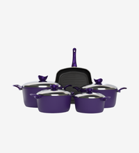 طقم حلل تيفال موف 9 قطع بجريل