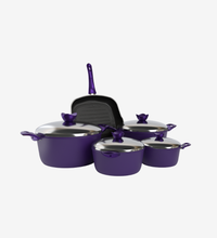 طقم حلل تيفال موف 9 قطع بجريل مميز