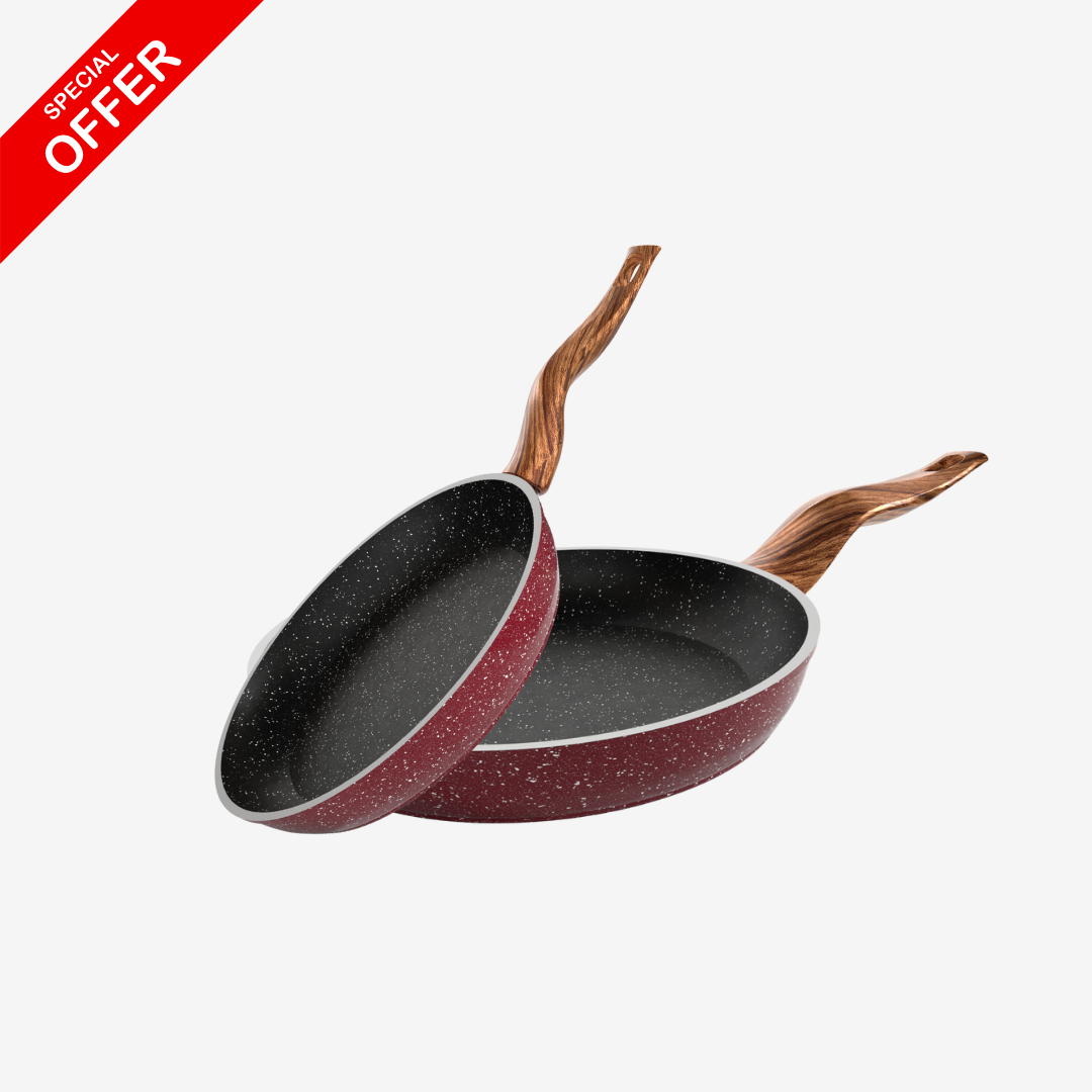 مقلاية جرانيت 24 سم + مقلاية جرانيت 28 سم – بريميوم سُمك 5 مم