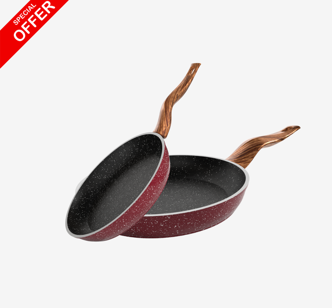 مقلاية جرانيت 24 سم + مقلاية جرانيت 28 سم – بريميوم سُمك 5 مم